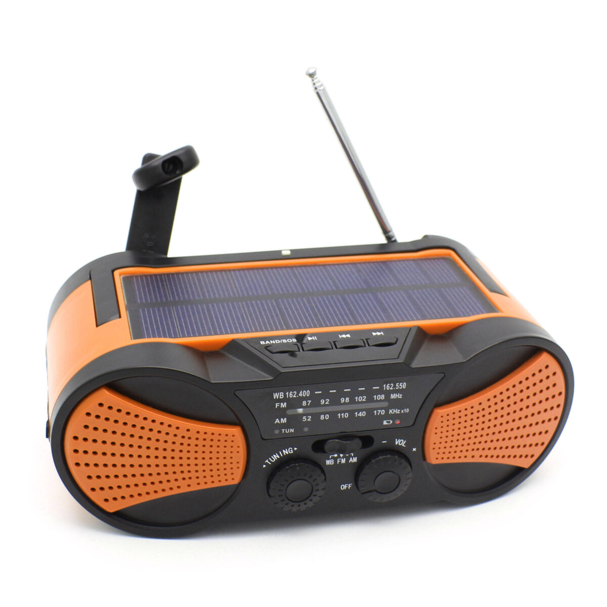 Emergency Solar Hand Crank Portable Weather Radio Noaa Weather Radio Reading Light