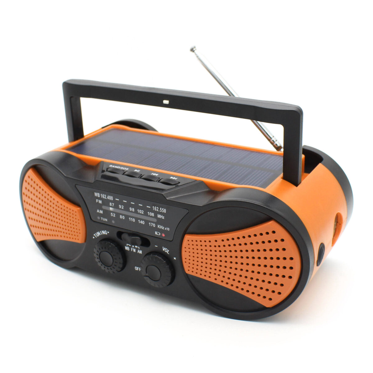 Emergency Solar Hand Crank Portable Weather Radio Noaa Weather Radio Reading Light