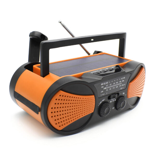 Emergency Solar Hand Crank Portable Weather Radio Noaa Weather Radio Reading Light