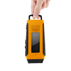 Multifunctional Portable Solar Powered Hand Crank Radio Weather Forecast Am Fm