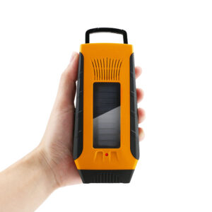 Multifunctional Portable Solar Powered Hand Crank Radio Weather Forecast Am Fm