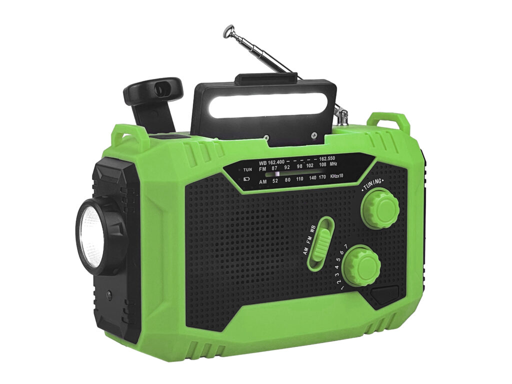 Portable 5000mA Power Bank Solar Emergency Radio Hand Crank Generator Radio Outdoor Rescue Radio