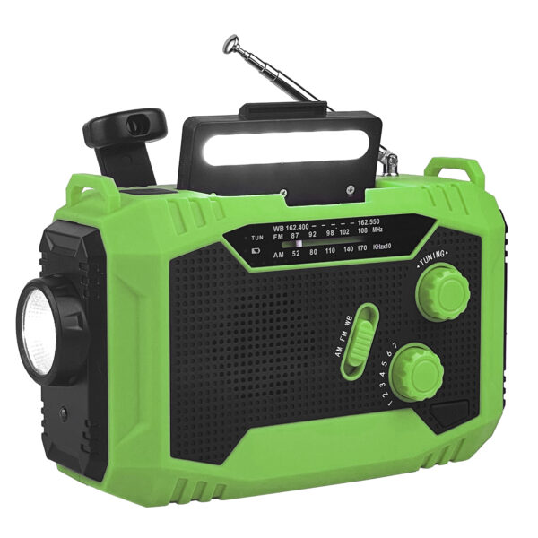 Portable 5000mA Power Bank Solar Emergency Radio Hand Crank Generator Radio Outdoor Rescue Radio