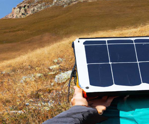 Portable solar charger for adventure